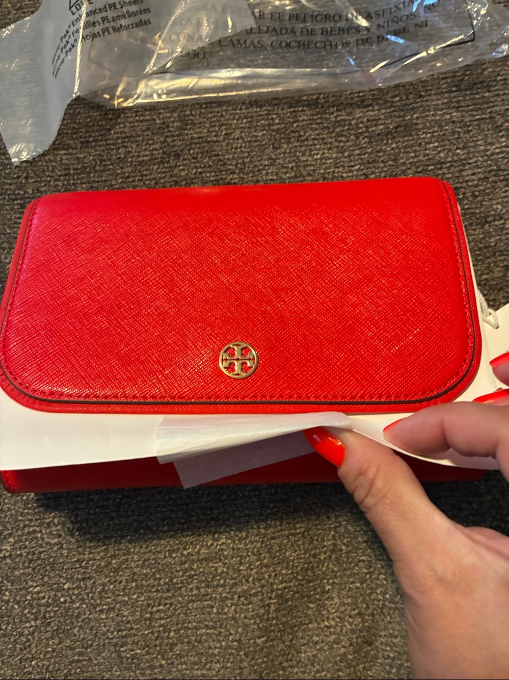 Tory Burch red crossbody - Picture 2 of 7